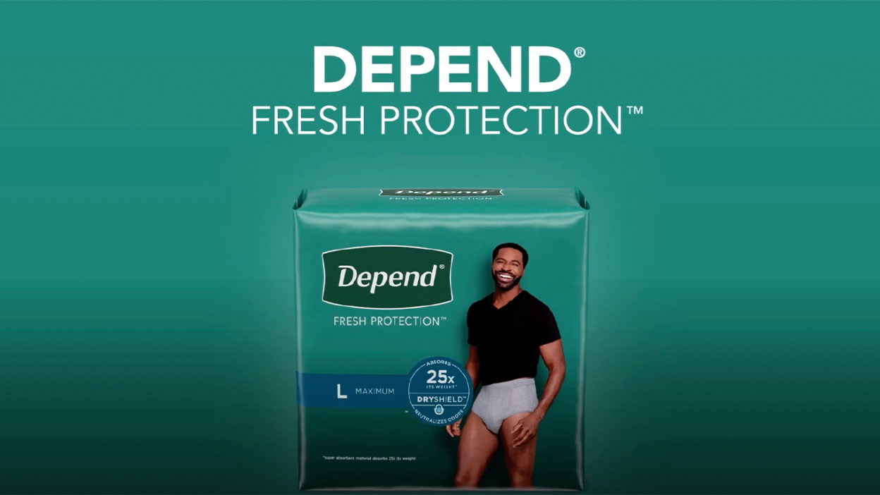 Depend® Incontinence Fresh Protection™ Underwear for Men