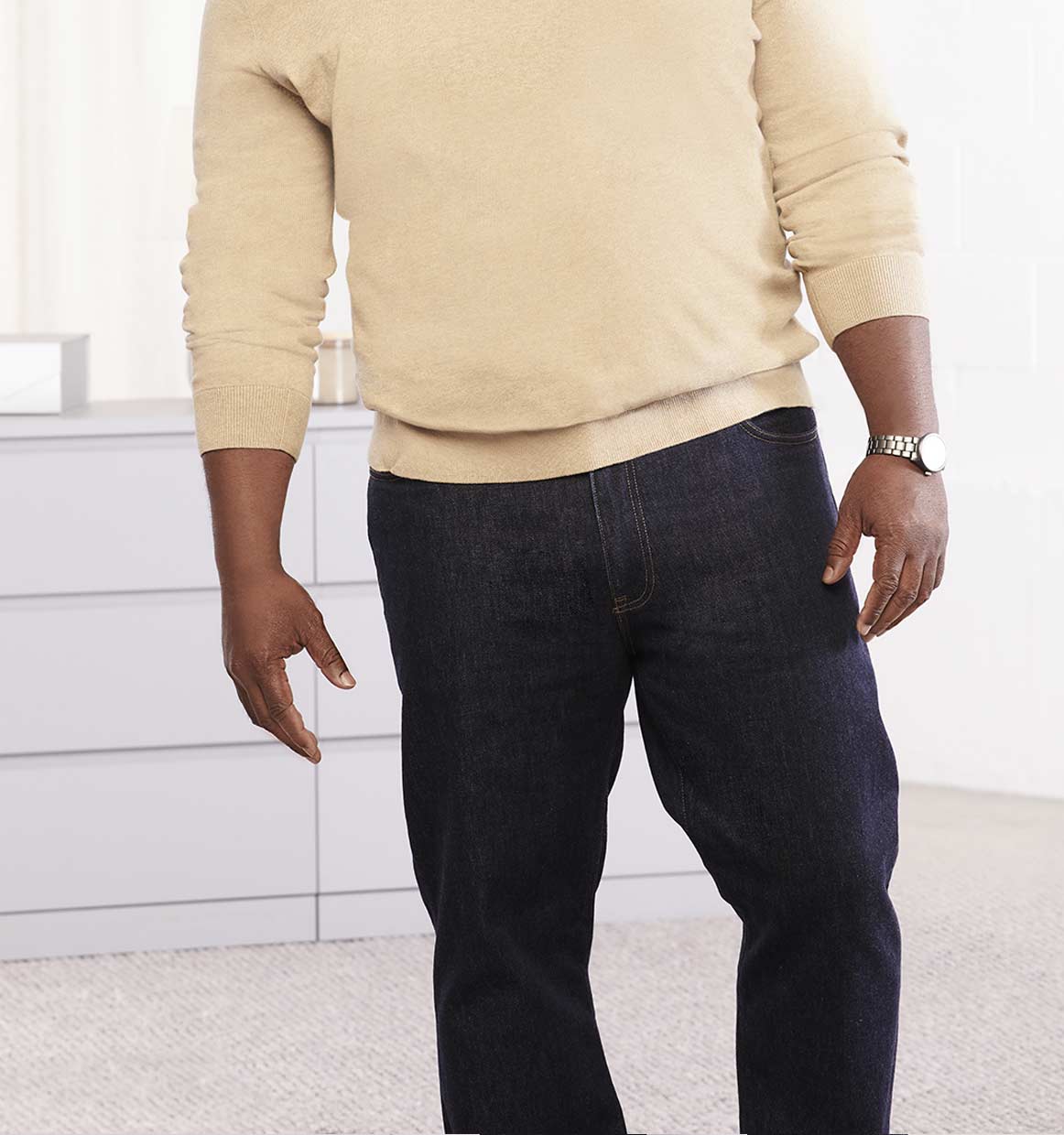 Depend® Incontinence Fresh Protection™ Plus+ Underwear for Men Feature: Discreet protection not noticeable under clothing