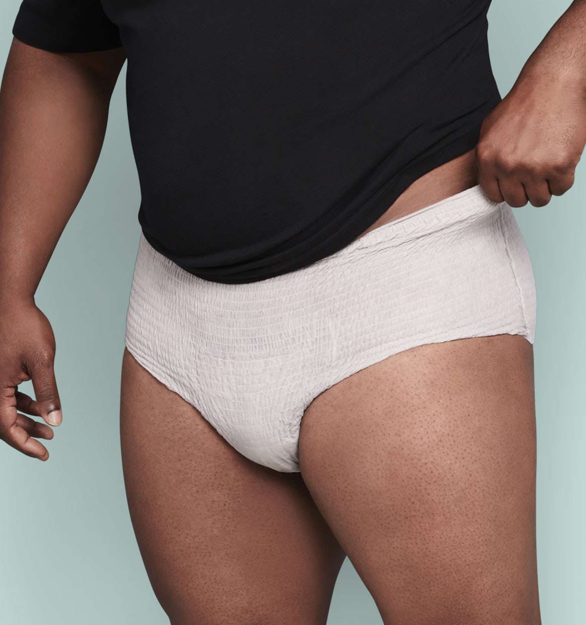 Depend® Incontinence Fresh Protection™ Plus+ Underwear for Men Feature: Comfortable fit to meet your lifestyle